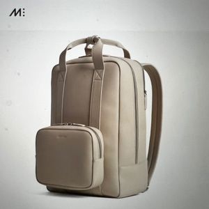 MONOS Metro Backpack Ivory (vegan leather) - NWOT